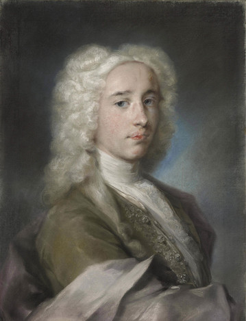 A Young Gentleman a member of the Wade family ca 1725 by Rosalba Carriera (1675-1757) JEAN LUC BARONI LTD,   PARIS